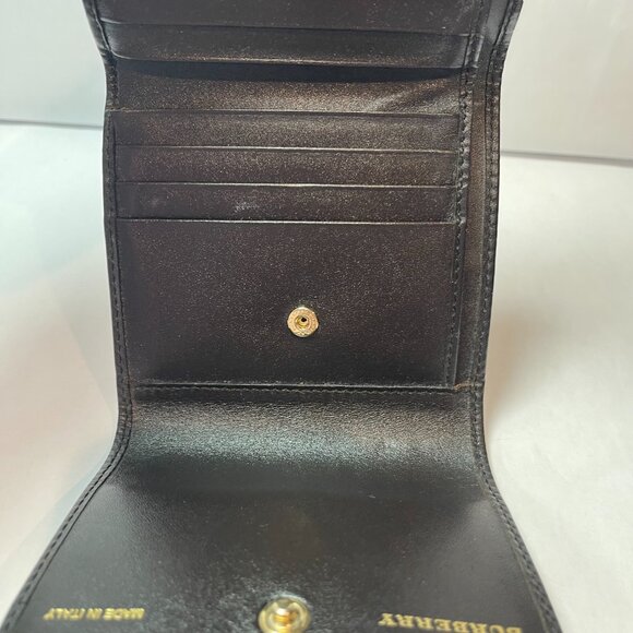 Burberry Beige/Brown Haymarket Check Coated Canvas & Leather Leighton - Preowned - Picture 10 of 15